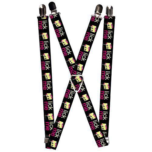 Buckle-Down Men’s Suspender-Batteries 인용문, 다양한색, 원 사이즈