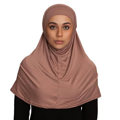 TheHijabStore.com Women’s 2 피스 Amira 저지 Hijab - 소프트 모달 스트레치 헤드 스카프 튜브 언더 스카프 캡