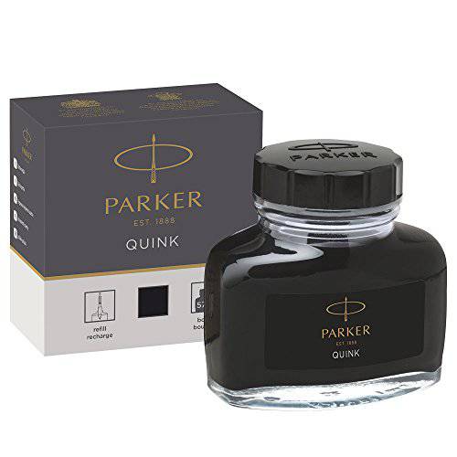 Parker 1950375 퀸크 잉크병, 블랙, 57 ML