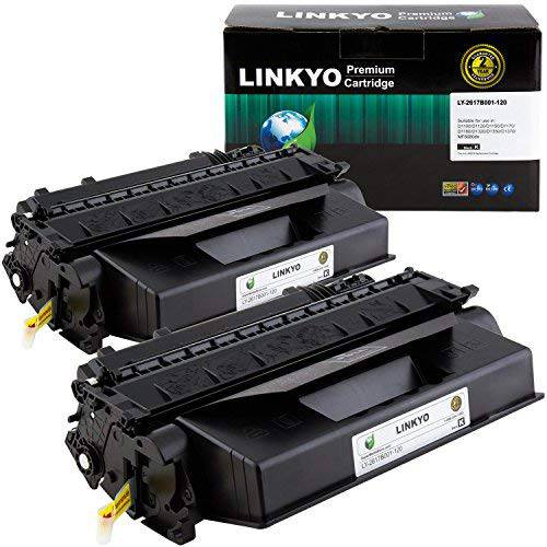 LINKYO  호환가능한 토너,잉크토너 카트리지 교체용 캐논 120 (블랙,  고수율, 고성능, 높은 출력량, 2-Pack)