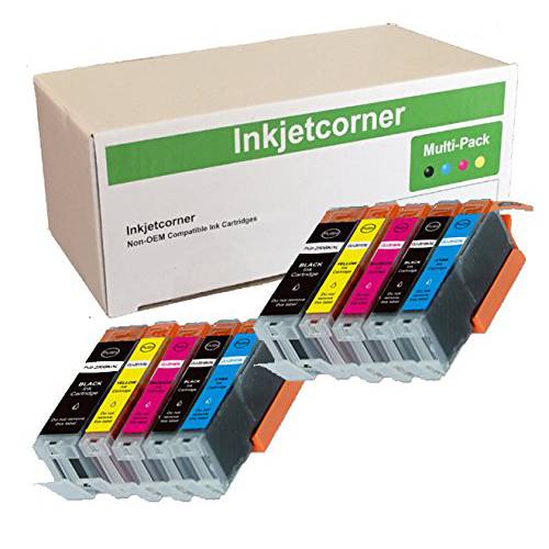 Inkjetcorner  호환가능한 잉크 카트리지 교체용 사용 MX920 MG5620 MG6620 MG5622 MG6600 iX6820 iP7220 (2 큰 블랙 2 스몰 블랙 2 Cyan 2 Magenta 2 Yellow, 10-Pack)