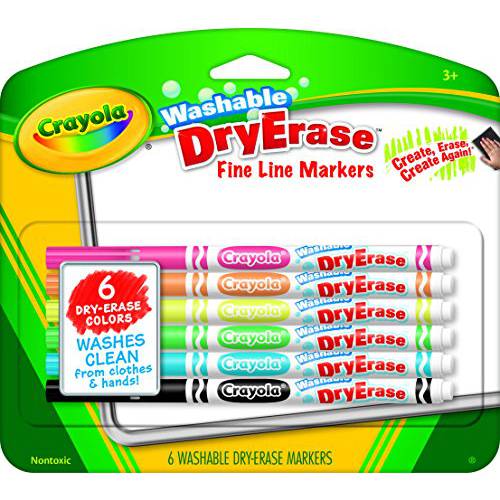 Crayola 보드마카, 화이트보드 마커, 마카  가는촉, 얇은촉  교실&학교 도구
