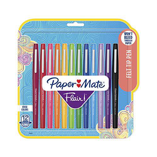 Paper Mat 12가지 색상 잉크 펜 0.7mm