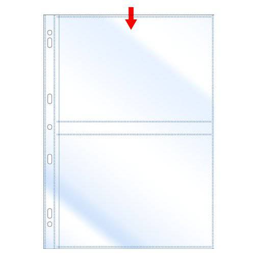 StoreSMART - 포토 페이지 3-Ring 바인더 - Archival-Safe 플라스틱 - 2 5 x 7 포켓 - Holds Four 포토S - 25 팩 - LC57-25