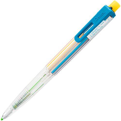 Pentel Arts 8색 자동 펜슬, 자동 연필,  다양한 악센트 클립 Colors, 1 펜슬 (PH158)