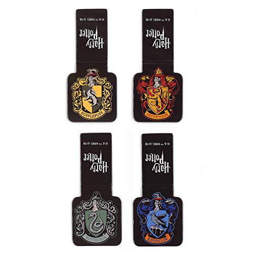 Ata-Boy  해리포터 Houses of Hogwarts Crests 세트 of 4 1 자석 Page-Top 책갈피