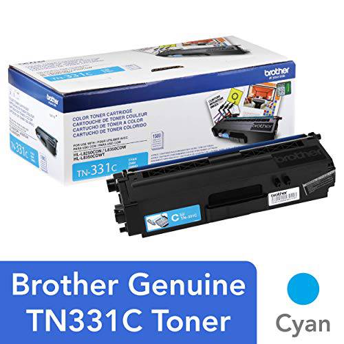 Brother TN-331C DCP-L8400 L8450 HL-L8250 L8350 MFC-L8600 L8650 L8850 토너,잉크토너 카트리지 (Cyan) in 리테일 포장, 패키징.