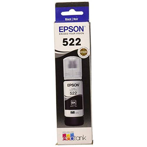 Epson T522120 EcoTank 잉크 병 - 블랙 사용 EcoTank ET-2720 ET-4700 스탠다드 용량