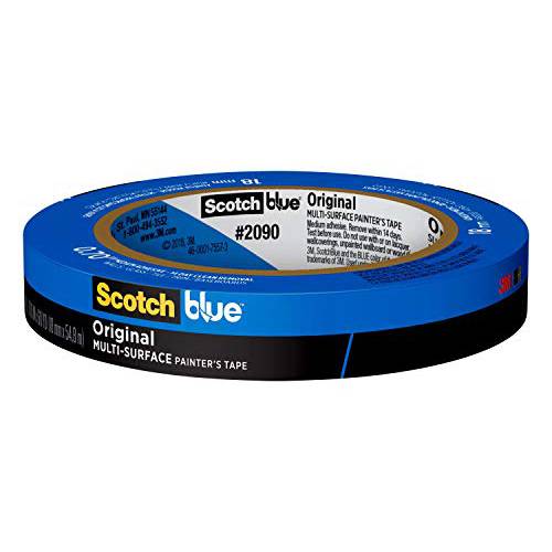 ScotchBlue 오리지날 Painter’s 페인트 테이프 2090-18NC 0.70 in X 60 yd 18mm X 54 8m 1 Roll