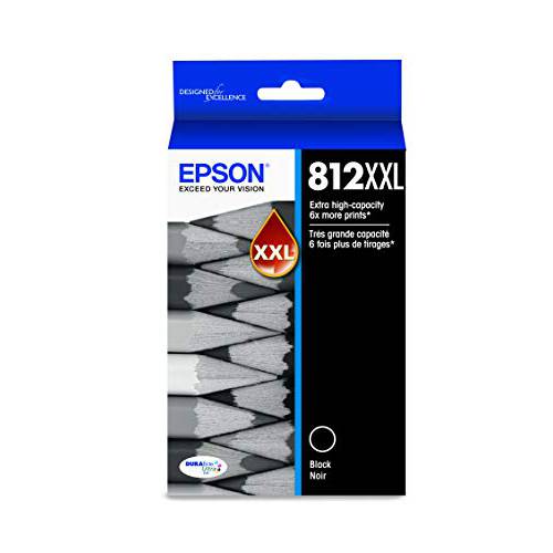 EPSON T812 DURABrite 울트라 잉크 Extra-high 용량 블랙 카트리지 (T812XXL120-S) 셀렉트 Epson Workforce 프로 프린터