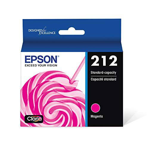 EPSON T212 Claria 잉크 스탠다드 용량 Magenta 카트리지 (T212320-S) 셀렉트 Epson Expression and Workforce 프린터
