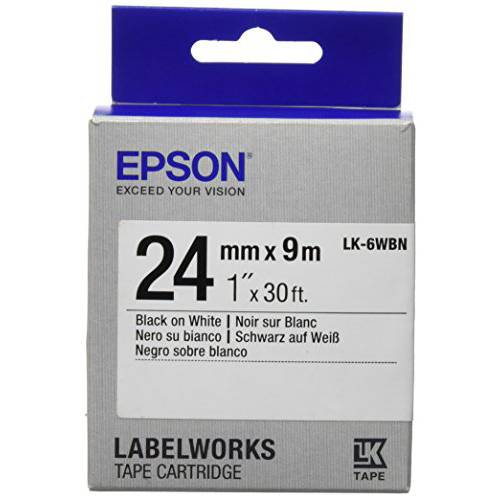 Epson LabelWorks 라벨 테이프 - 24 mm 폭 x 9 m Length - 화이트
