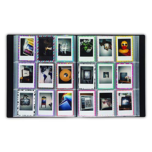 Samsill 9 포켓 트레이딩 카드 앨범, Polaroid 앨범 인스탁스 미니 포토 and Kpop Photocards, 288 포켓 a 맞춤형 전면 커버 and 척추, 블랙