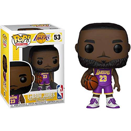 Funko  팝 농구 Lebron 제임스 퍼플 Lakers Uniform