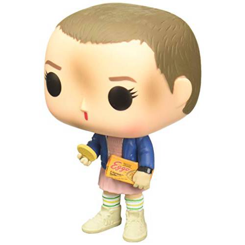 Funko PoP Stranger Things Eleven Eggos 비닐 피규어 Styles May Vary - with Without 블론드 가발