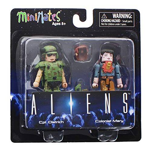 Aliens Minimates 시리즈 1 CPL. Dietrich& Colonist 메리 2-Pack