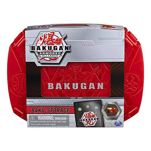 Bakugan, Baku-Storage 케이스 드래고노이드 소장가치 액션 피규어 and 트레이딩 카드, 레드