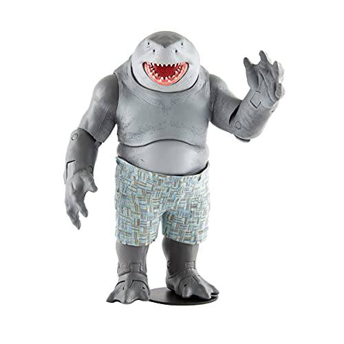 McFarlane 장난감 15088-9 DC 수어사이드스쿼드 Movie-Megafig-King Shark (골드 라벨), 다색