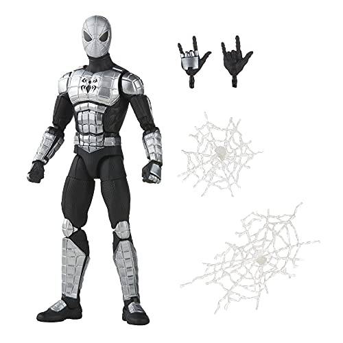 Spider-Man 마블 Legends 시리즈 6-inch Spider-Armor Mk I 액션 피규어 장난감, 포함 4 악세사리: 2 얼터네이트 핸드 and 2 웹 FX